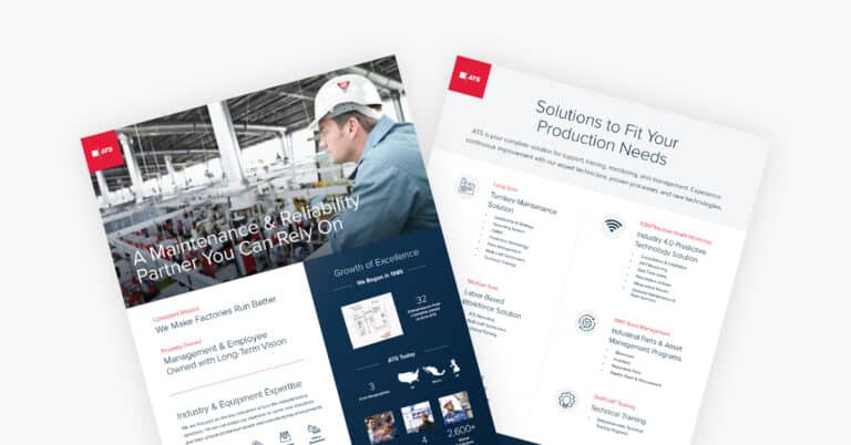 PDF pages of a maintenance and reliability partner you can rely on info sheet